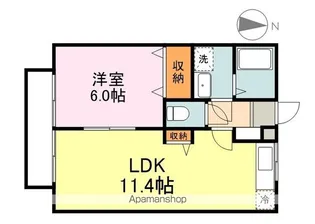 ローズマリー【102号室】の間取り