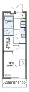 レオパレスモワ【1階】の間取り