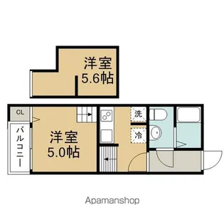 クリスタルガーデン(日吉町)【2階】の間取り