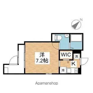 メゾン・ジョワエイト【1階】の間取り
