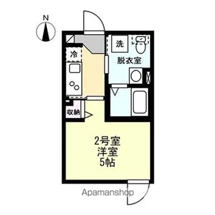 ベイルーム山手【1階】の間取り