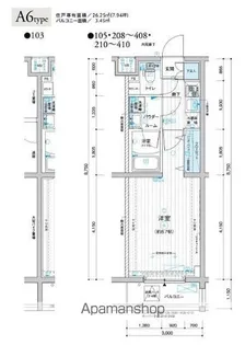 メインステージ上板橋【4階】の間取り