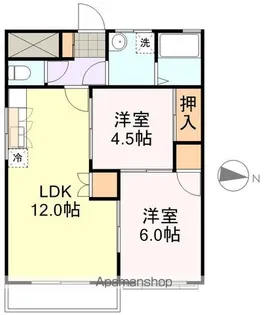 コンホルト98【203号室】の間取り