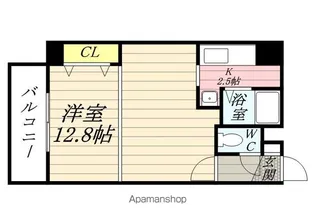 サウスシティ【702号室】の間取り