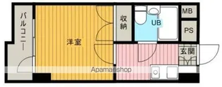エクセレントプラザ町田【608号室】の間取り