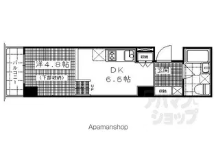 是空HORIKAWA【202号室】の間取り