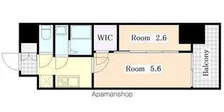 エステムコート名古屋新栄Ⅵ アートテラス【11階】の間取り