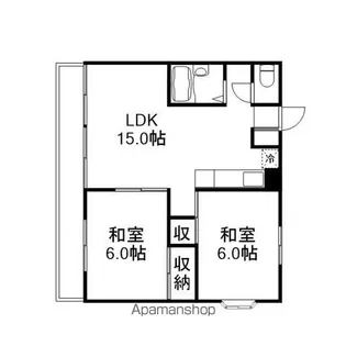 プラジール今在家【3階】の間取り