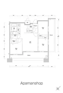 エンクレスト博多駅南GRACE【12階】の間取り