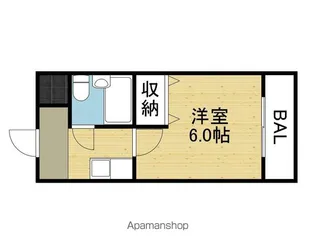 ドムールコスモス布施【203号室】の間取り