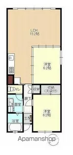 グリーンヒル新宿【713号室】の間取り