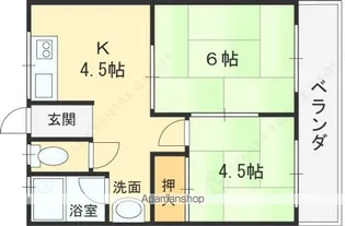 秀栄マンション【1階】の間取り