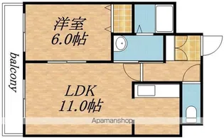ティアラ豊平第二【305号室】の間取り