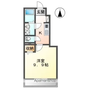 スターテラス古川B【1階】の間取り
