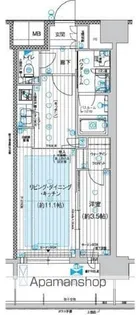 愛知県名古屋市中区橘1丁目【マンション】の間取り