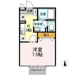 サンテラスPIXY【2階】の間取り