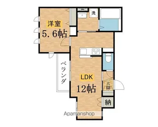 スプリングス八王子ヘーベルメゾン【302号室】の間取り