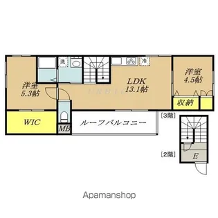 サンドエル下総中山【3階】の間取り