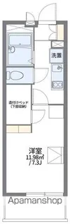 レオパレスノザンファンⅠ【105号室】の間取り