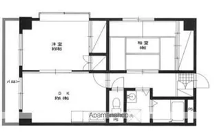 ウエストフォーレスト【1階】の間取り