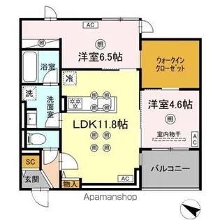 GrandValley 博多(グランバレ ハカタ)【3階】の間取り