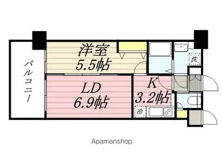 NO.82 CLUB ORIENT BLD.EMPRESS【5階】の間取り