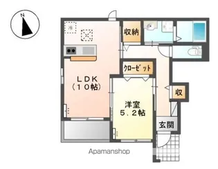ルピナス【1階】の間取り