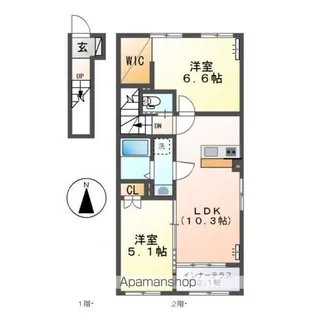 リラ・コンフィ【2階】の間取り