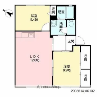 ガーデンプラザ【1階】の間取り