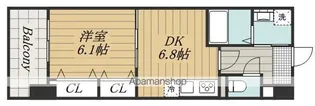 ライツ福助【8階】の間取り
