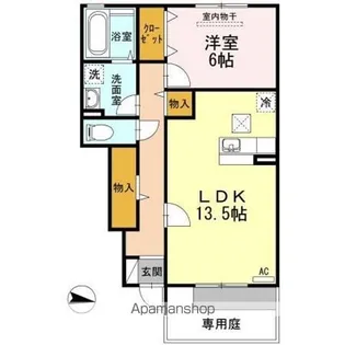 モダンコートJ【1階】の間取り