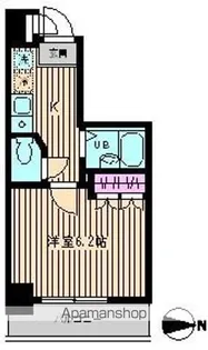 チェスターハウス本郷【601号室】の間取り