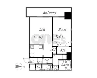 ファーストレジデンス栄【8階】の間取り