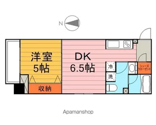 パークアクシス亀戸【1308号室】の間取り