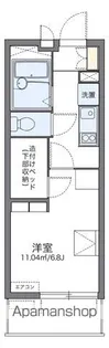 レオパレスハーバーサイドE棟【3階】の間取り