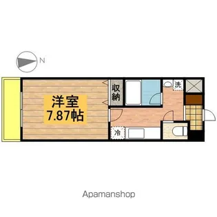 1Kの間取り画像