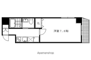 K・CASA大宮【703号室】の間取り