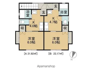 コーポ和【2階】の間取り