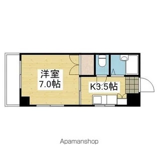 サントピア山越【3階】の間取り