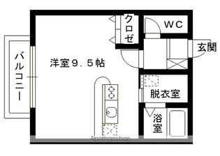 Aレガード和白Ⅱ【1階】の間取り