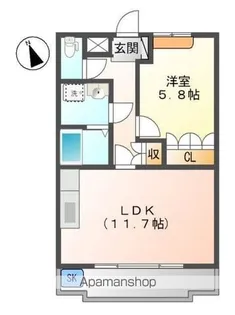ファミリアーナ【2階】の間取り