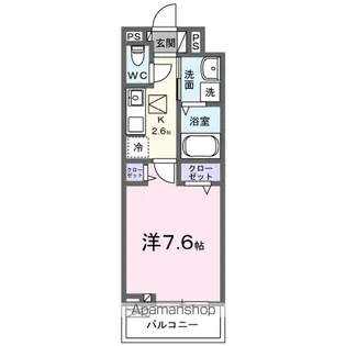 フェルヴォーレ【1階】の間取り