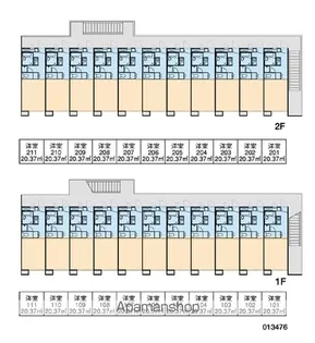 レオパレスアイリス【2階】の間取り