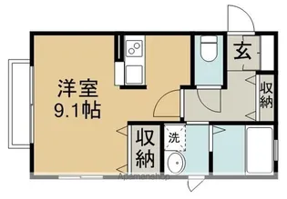 メゾン・ド・グラース【1階】の間取り
