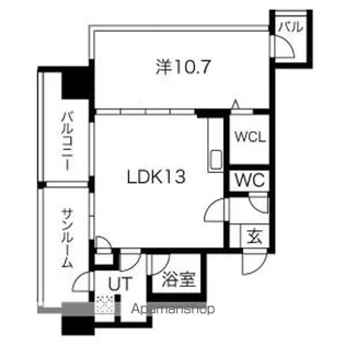 さくらHills NISHIKI Platinum Residence【10階】の間取り