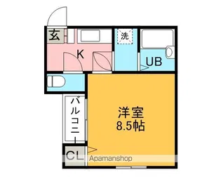 Aレガート福大南【2階】の間取り