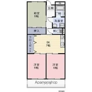 LIMPIA明金【2階】の間取り