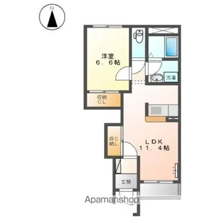 L R【1階】の間取り