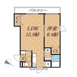 グレイス・アシューレ【3階】の間取り