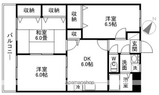 サカエマンション【1階】の間取り
